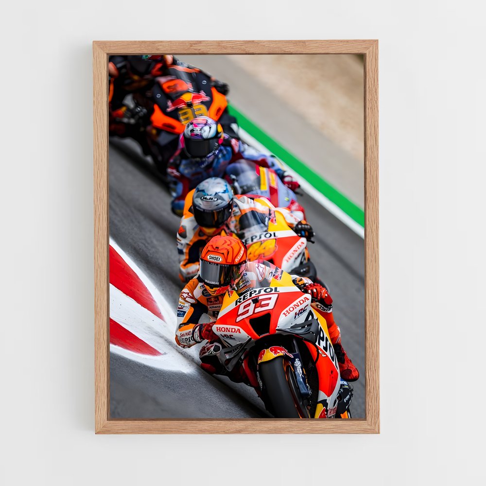 Poster Rs-gp motogp spectaculaire – affiche Aprilia (vue 4)
